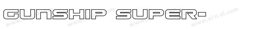 Gunship Super字体转换